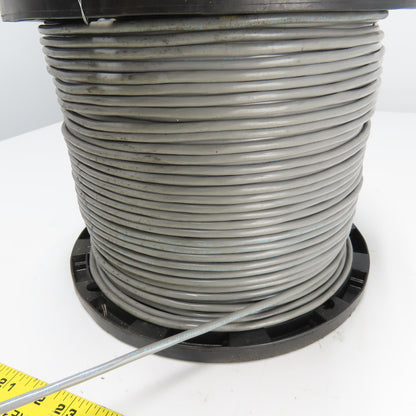 Prysmian 22AWG 2/C CMH/AWM Gray Stranded Copper Wire 834'