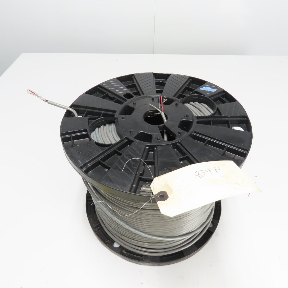 Prysmian 22AWG 2/C CMH/AWM Gray Stranded Copper Wire 834'
