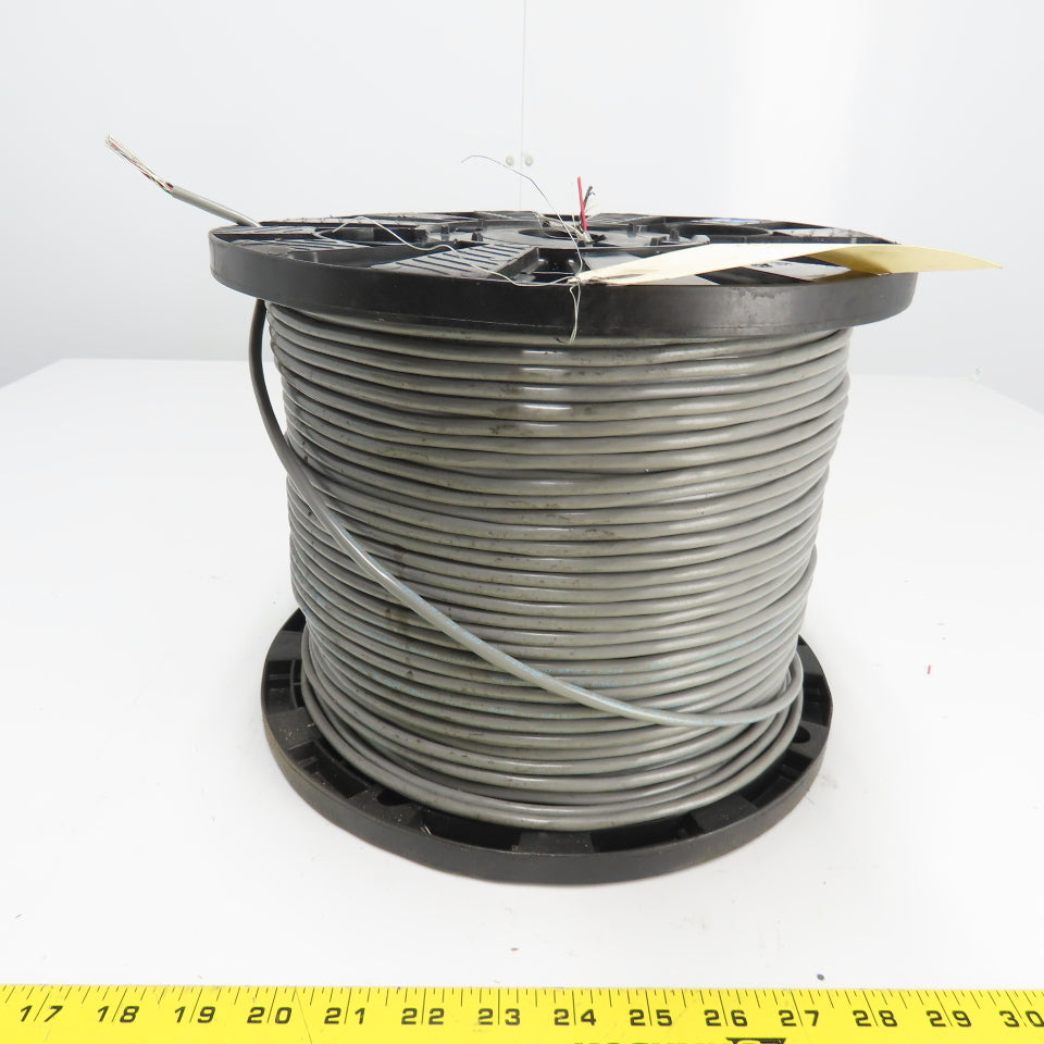 Prysmian 22AWG 2/C CMH/AWM Gray Stranded Copper Wire 834'