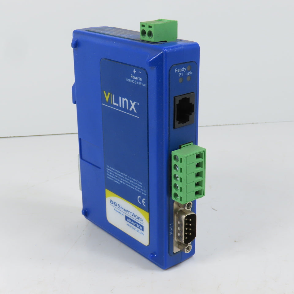 Advantech B & B VESR901 Vlinx Rail Mount Serial Device Server 10-58VDC