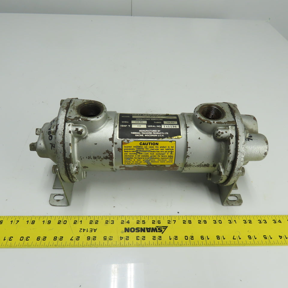 Thermal Transfer B-701-A4-F Heat Exchanger 250PSI Shell 150PSI Tubes 350°F