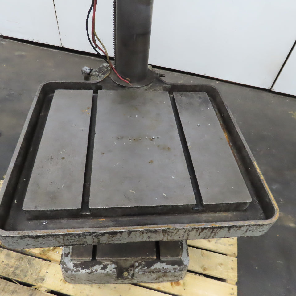20" Floor Mount Drill Press 10" Throat 6" Stroke Adjustable Speed 480V 3Ph