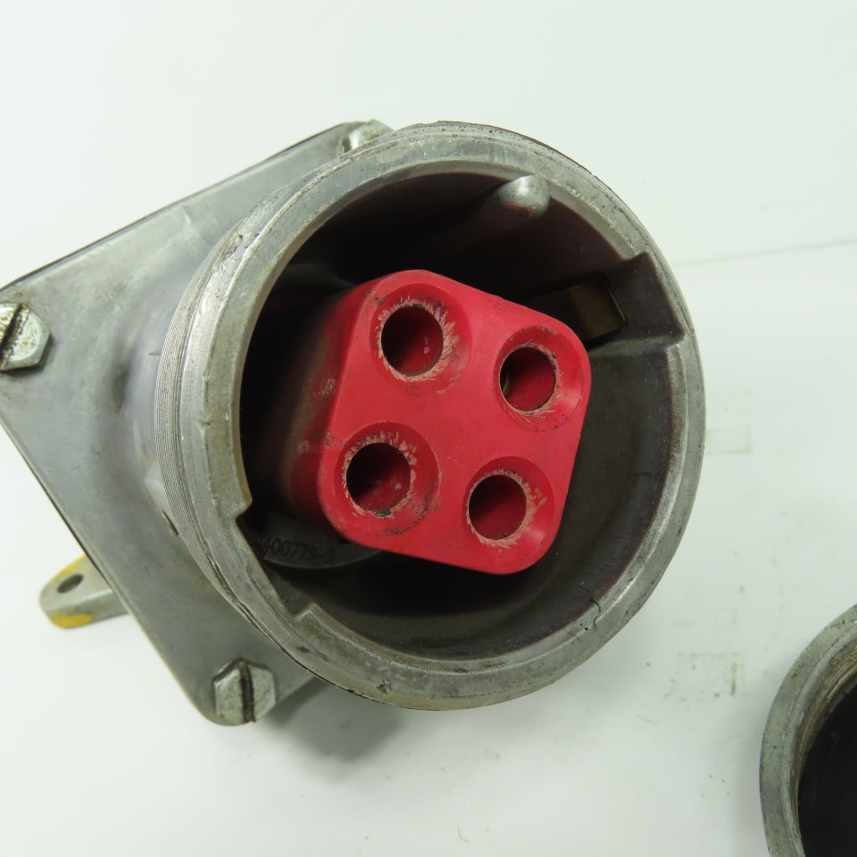 Arktite AR644 60A Plug Receptacle 3-Wire 4-Pole 600VAC 250VDC
