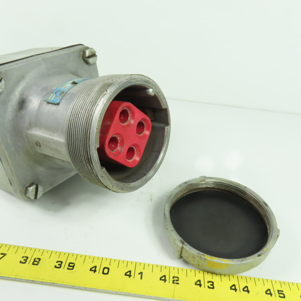 Arktite AR644 60A Plug Receptacle 3-Wire 4-Pole 600VAC 250VDC