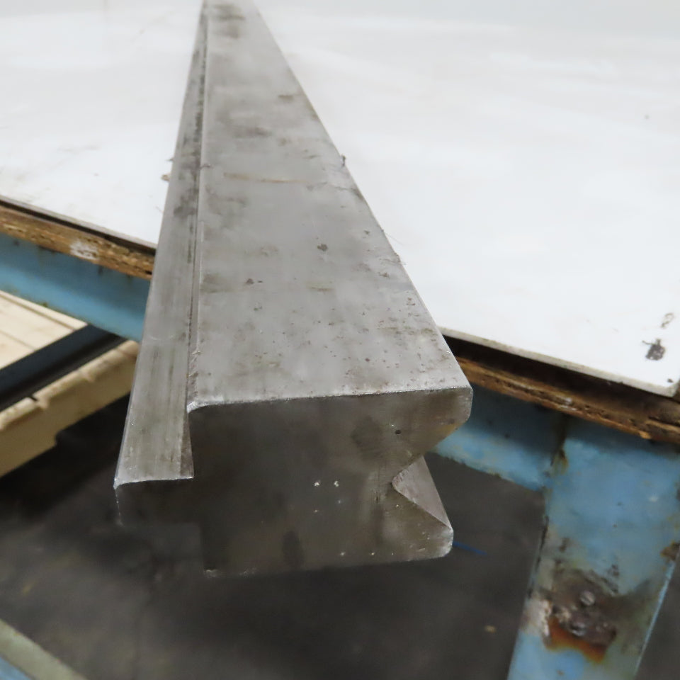 1-15/16" x 2-7/8" V-Forming Press Brake Die 1/2" Tang 90° 73" OAL