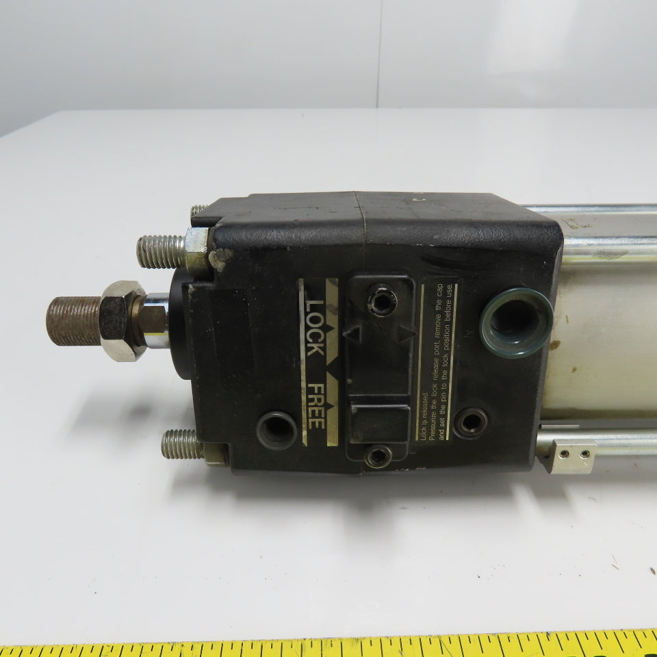 SMC T-CDLABN80-175-E-J59WL-XN Double Acting Pneumatic Cylinder W/Lock 175mm S
