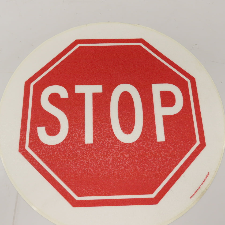 Accuform MFS2217 17" Diameter "STOP" Floor Safety Sign