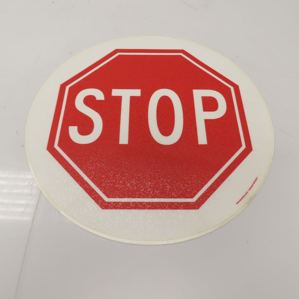 Accuform MFS2217 17" Diameter "STOP" Floor Safety Sign