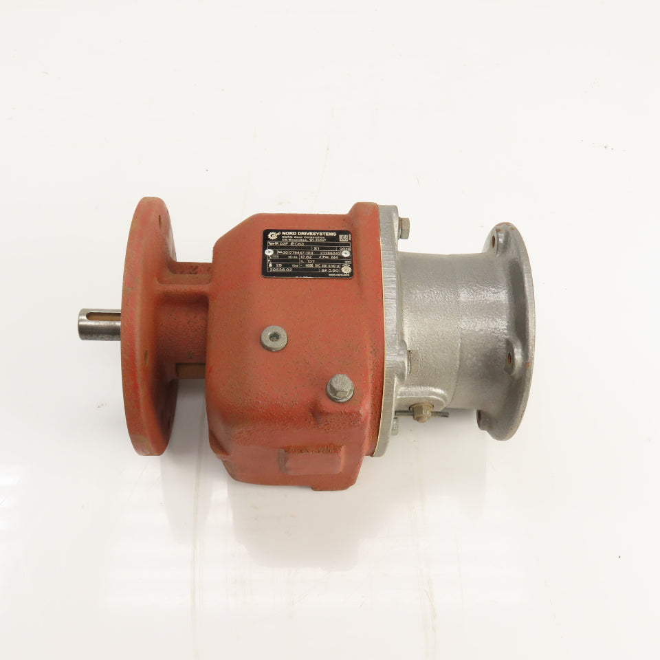 Nord SK O2F IEC63 201779447-100 Gear Reducer 12.82:1 Ratio 111 lb-in 137 RPM