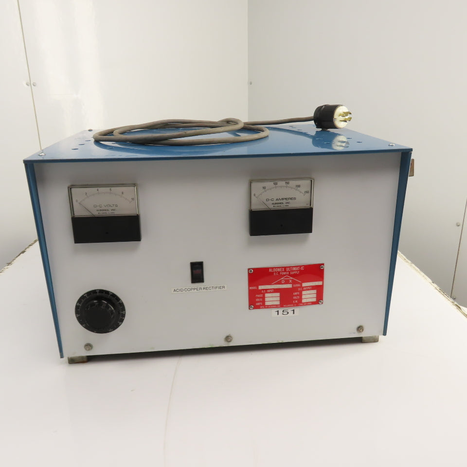 Aldonex Ultimat-IC 3P-206-2.5C DC Power Supply Rectifier 250A 0-6V 3Ph 220V In
