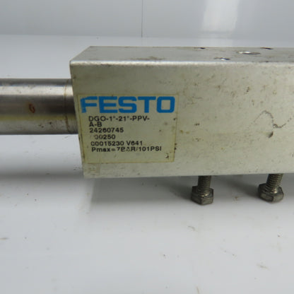 Festo DGO01"-21-PPV-A-B Pneumatic Linear Drive Actuator 7Bar 101PSI