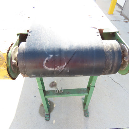 9-1/2" x 31' Slide Bed Conveyor 115V 1Ph Adjustable Speed .33Hp 0-53FPM