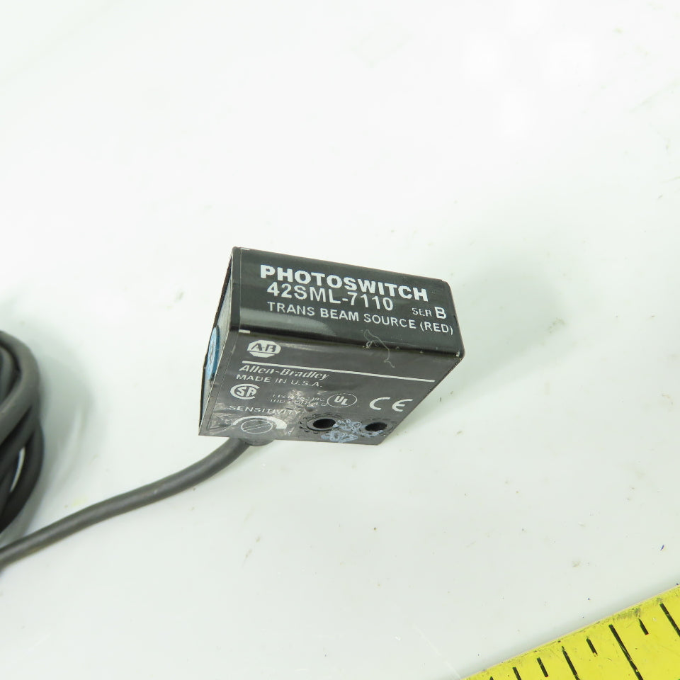 Allen Bradley 42SML-7110 Ser B Photoswitch Photoelectric Beam Sensor 11-28VDC