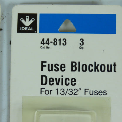 Ideal 44-813 Fuse Blockout Device for 13/32" Fuses Lot of 4 Packs