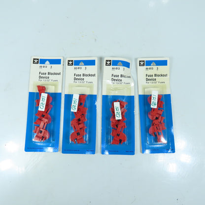 Ideal 44-813 Fuse Blockout Device for 13/32" Fuses Lot of 4 Packs