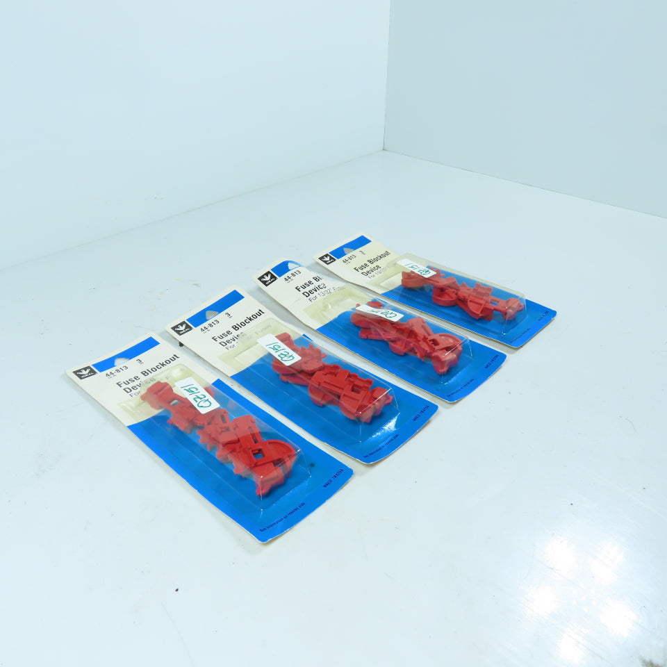 Ideal 44-813 Fuse Blockout Device for 13/32" Fuses Lot of 4 Packs