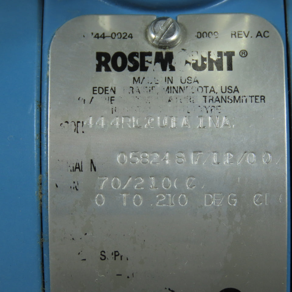 Rosemount 05824817I2/002 444RL2U1A1NA Temperature Transmitter