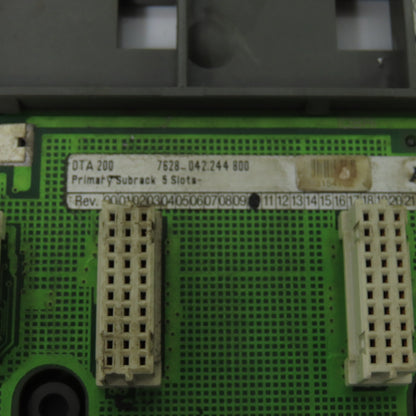 AEG 7628-042.244 800 5-Slot Primary Subrack Chassis Lot Of 5