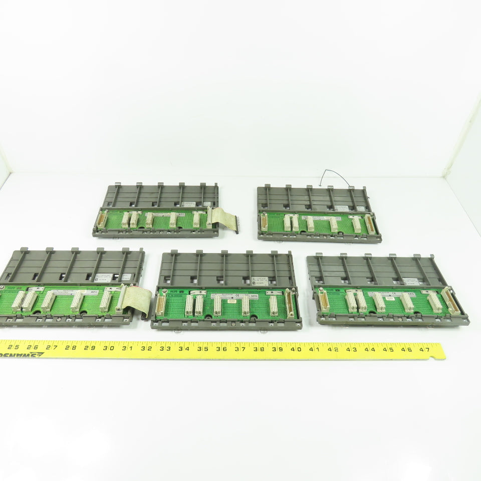 AEG 7628-042.244 800 5-Slot Primary Subrack Chassis Lot Of 5