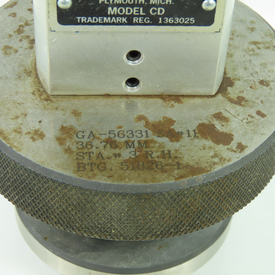 Zero Gage Model CD GA-56331 36.76mm W/ Mitutoyo ID-C112EB
