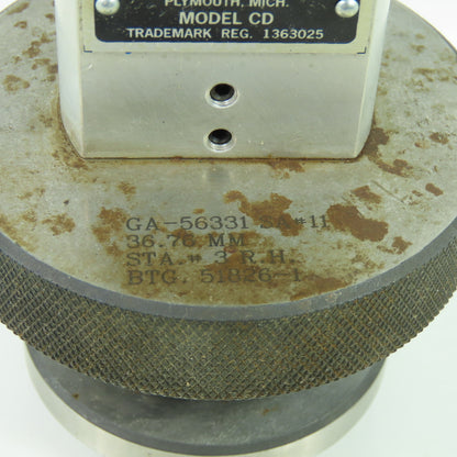 Zero Gage Model CD GA-56331 36.76mm W/ Mitutoyo ID-C112EB