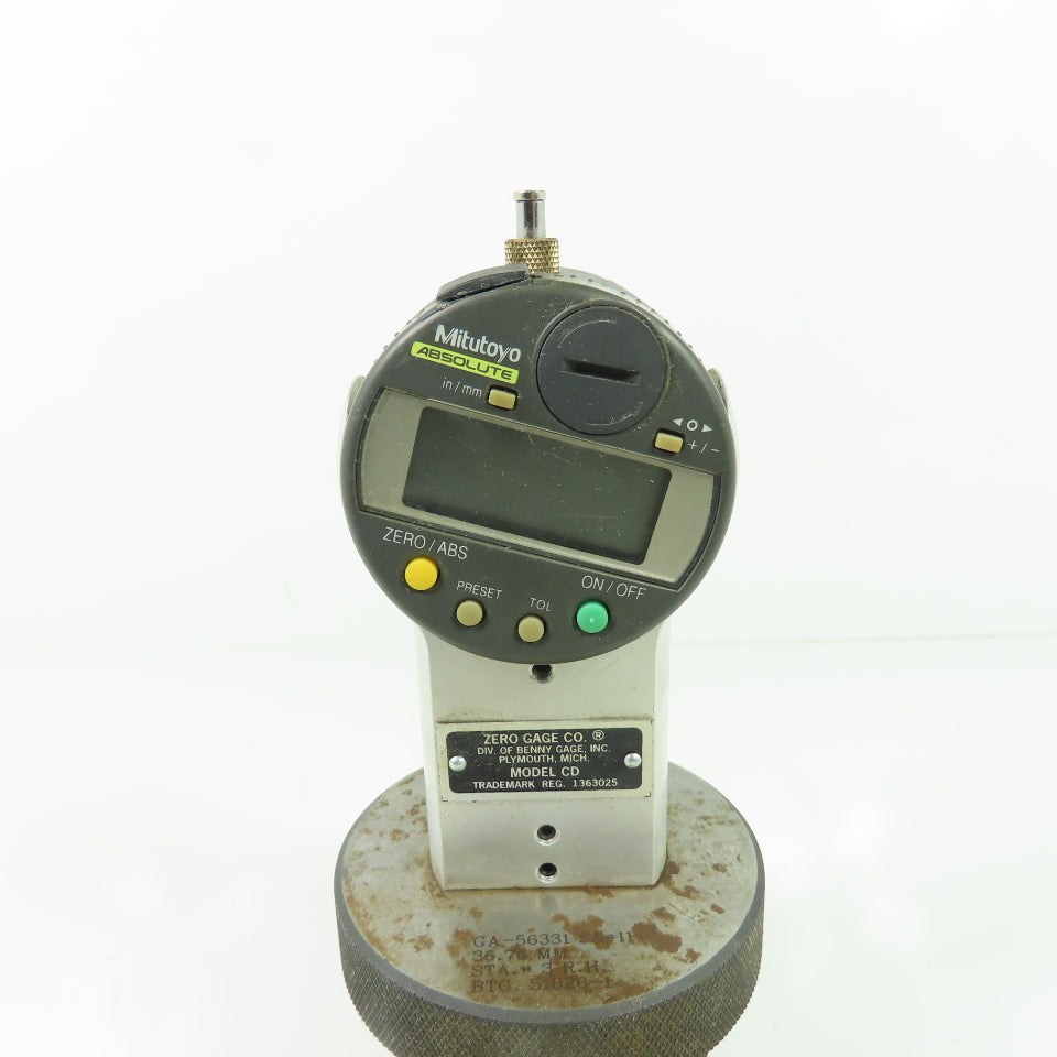 Zero Gage Model CD GA-56331 36.76mm W/ Mitutoyo ID-C112EB