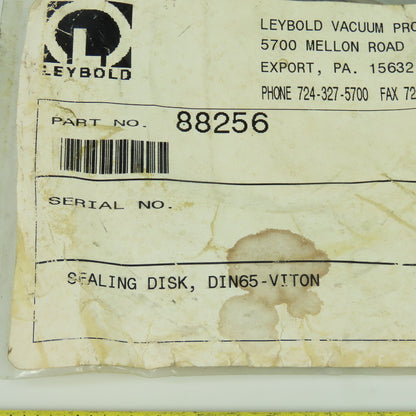 Leybold 88256 Din65 Sealing Disk