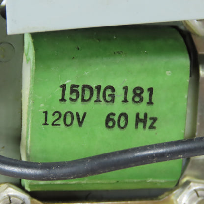 General Electric 15D1G181 55-181095P2 Mechanically Held Lighting Contactor 120V