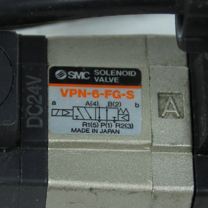 SMC VPN-6-FG-S Pneumatic Solenoid Valve 5/2 24VDC