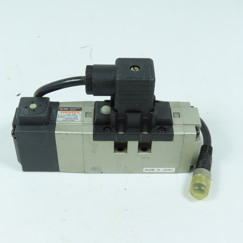 SMC VPN-6-FG-S Pneumatic Solenoid Valve 5/2 24VDC