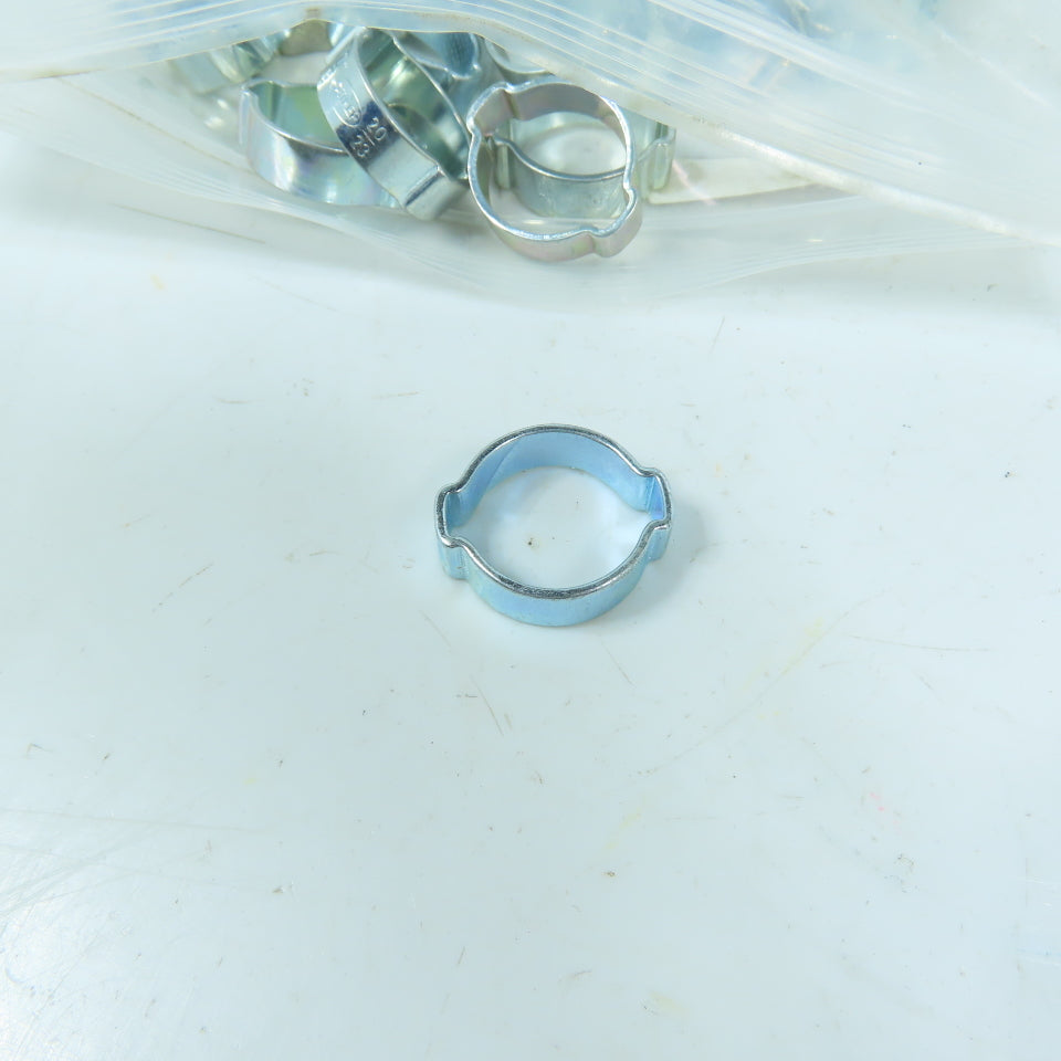Dixon Valve 2023 7/8" Pinch-On Double Ear Clamp Lot Of 90
