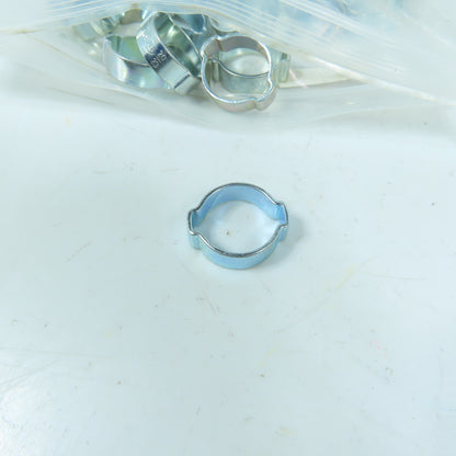 Dixon Valve 2023 7/8" Pinch-On Double Ear Clamp Lot Of 90