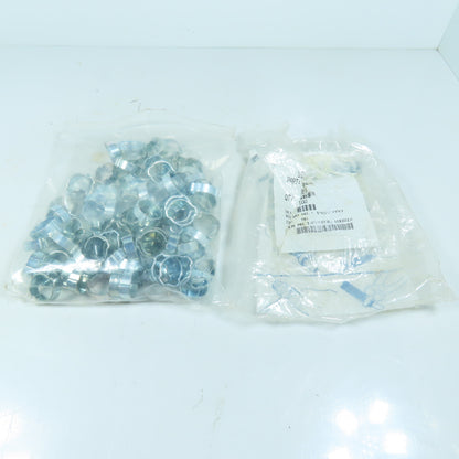 Dixon Valve 2023 7/8" Pinch-On Double Ear Clamp Lot Of 90