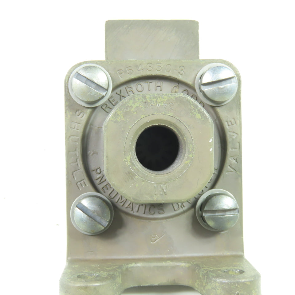 Rexroth P54350-3 Shuttle Valve 3/8" NPT