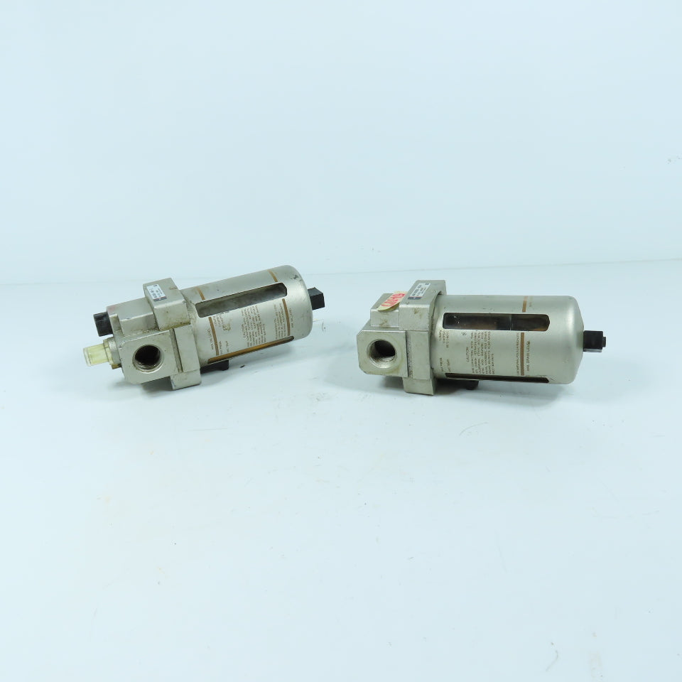 SMC NAF4000-N04 Pneumatic Air Filter & Lubricator 1.0MPa 1/2" Lot Of 2