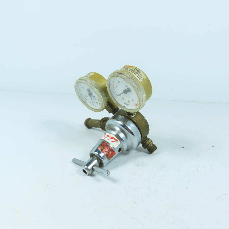 L-TEC R-2715510 90A3 Gas Regulator with Dual Gauges