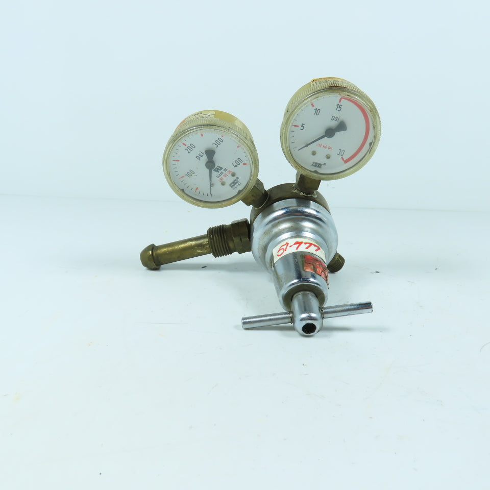 L-TEC R-2715510 90A3 Gas Regulator with Dual Gauges