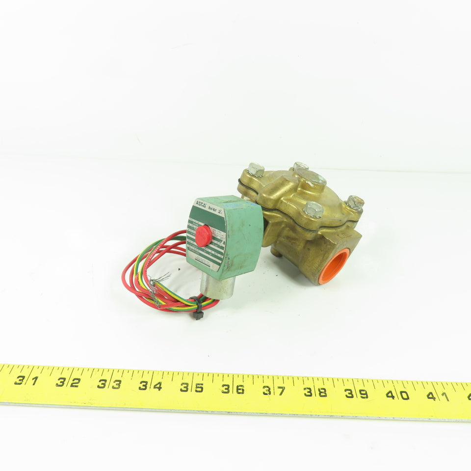 Asco X8210G413452 Solenoid Valve 1" NPT 150PSI 120V