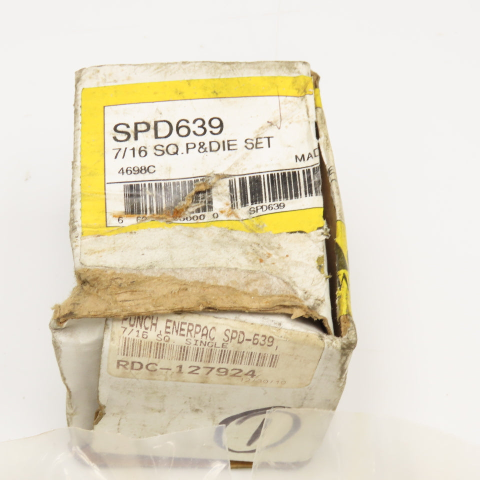 Enerpac SPD639 7/16" Square Punch & Die Set