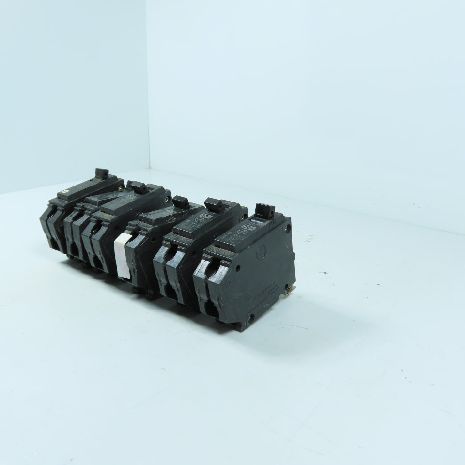 GE THHQB 20A Single Pole Circuit Breaker 120/240 VAC Lot Of 6