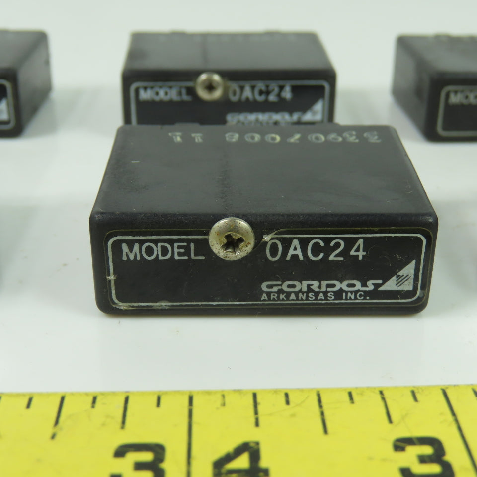 Gordos 0AC24 Relay Module 120VAC 18-32VDC 3A 60Hz Lot Of 6