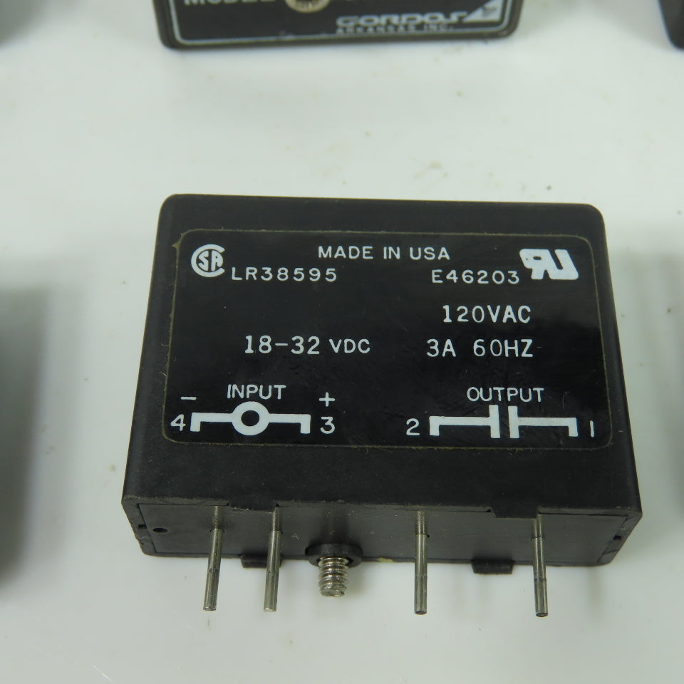 Gordos 0AC24 Relay Module 120VAC 18-32VDC 3A 60Hz Lot Of 6