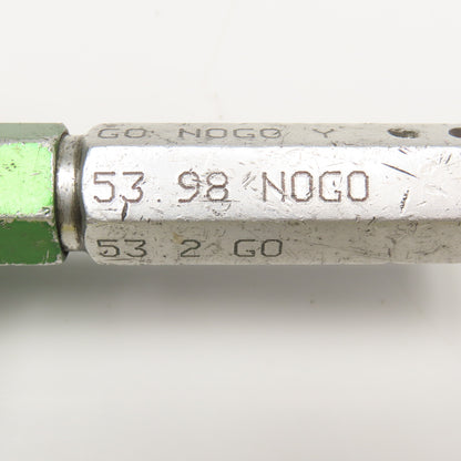 GO-NO-GO Plug Gage 53.2mm GO 53.98mm NOGO