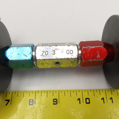 GO-NO-GO Plug Hole Gage 70.3 GO 71.3 NOGO