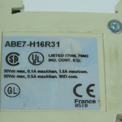 Telemecanique ABE 7 ABE7-H16R31 I/O Terminal Block Base