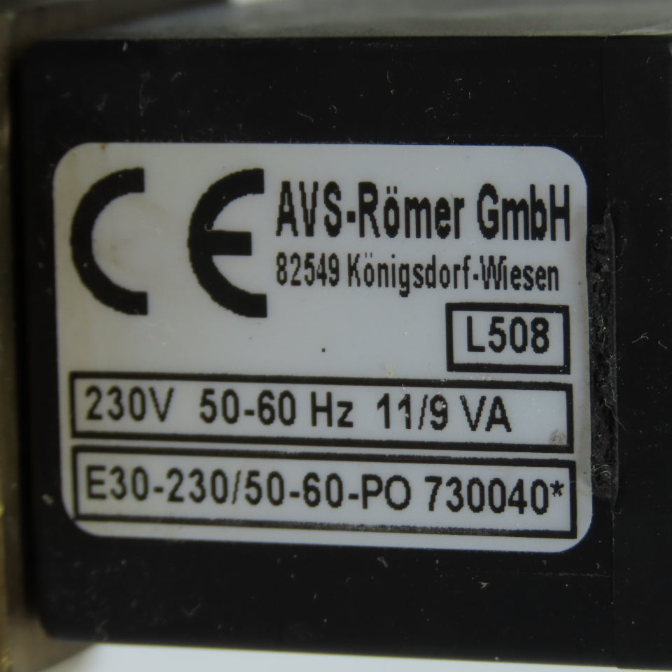 AVS-Römer G509 EGV-1035N2-AH9-3/4 Dual Solenoid Valve Assembly 230V 3/4"