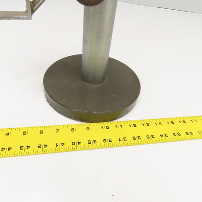 Bench Top Indicator Instrument Stand 8" Base 2" Mounting Post 14" Tall