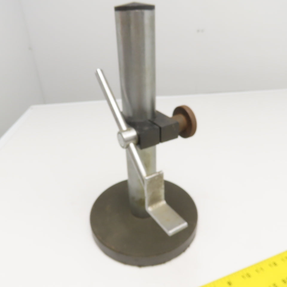 Bench Top Indicator Instrument Stand 8" Base 2" Mounting Post 14" Tall
