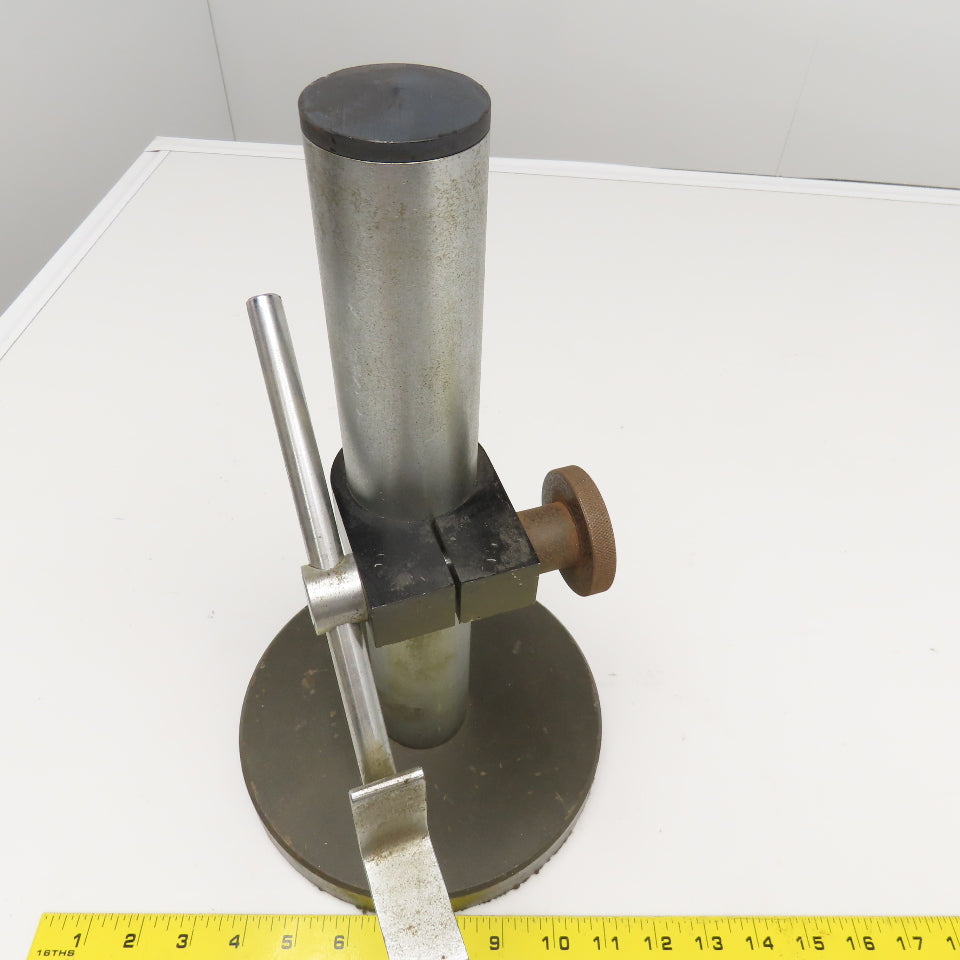Bench Top Indicator Instrument Stand 8" Base 2" Mounting Post 14" Tall