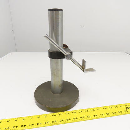 Bench Top Indicator Instrument Stand 8" Base 2" Mounting Post 14" Tall